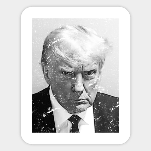 Trump Mugshot Sticker by Stalwarthy